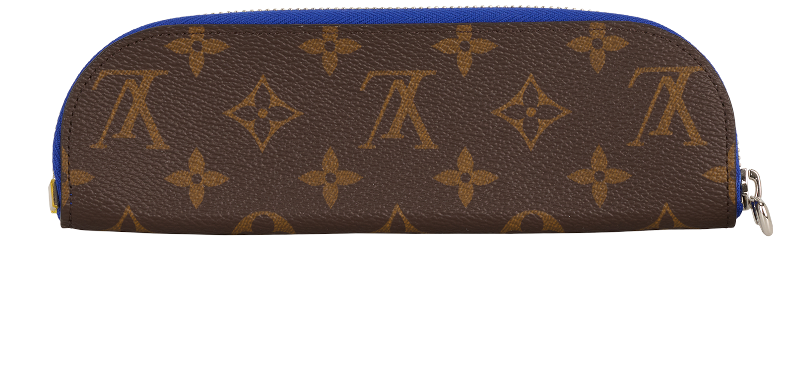 Louis Vuitton Charlotte Pencil Pouch, &pound;175, Accessories, Blue/Brown, Canvas, Back view